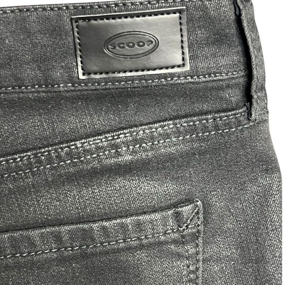 Scoop Pants Black NEW‎ High Rise Flare Leg Opening Women Size 16 - Picture 7 of 16